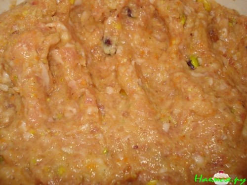 Мясной рулет-кольцо