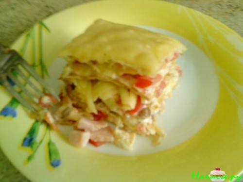А-ля лазанья из мацы 