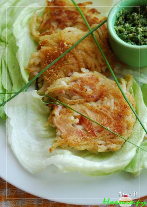 Биточки из спагетти