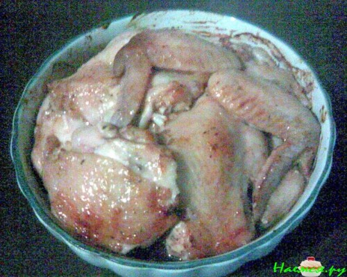 Курица в ткемали