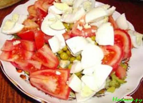 Салат с брокколи и фетой