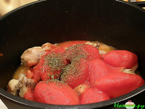 Чахохбили с курицей