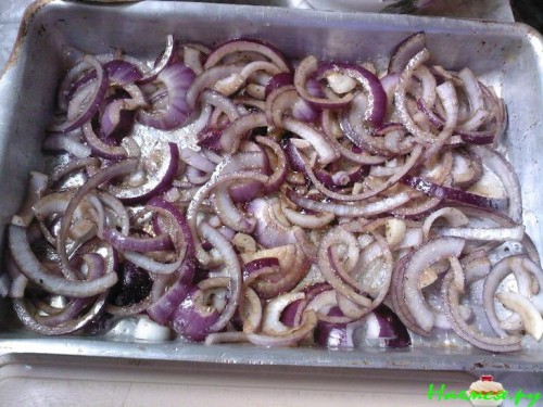 Курочка на луке