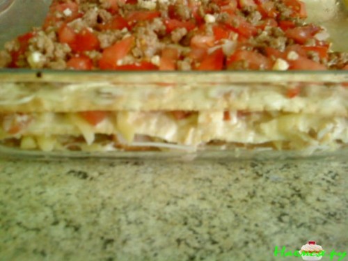 А-ля лазанья из мацы 