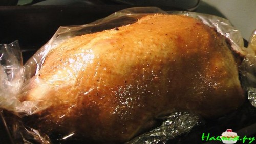 Утка с каштанами