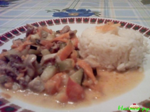 Овощное рагу с грибами