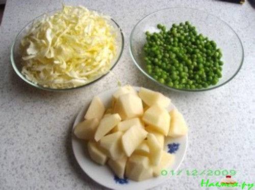 Овощное рагу (постный вариант)