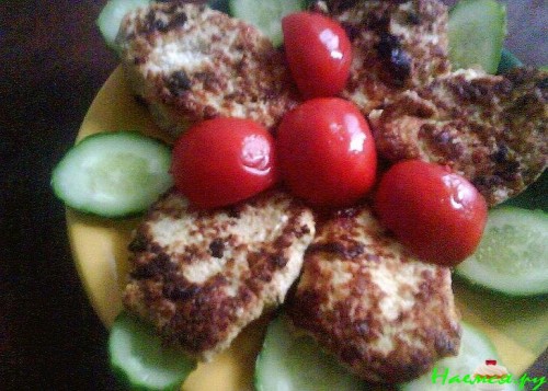 Куринные летние котлетки-оладушки