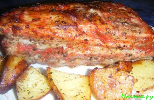 Запечённая пряная грудинка