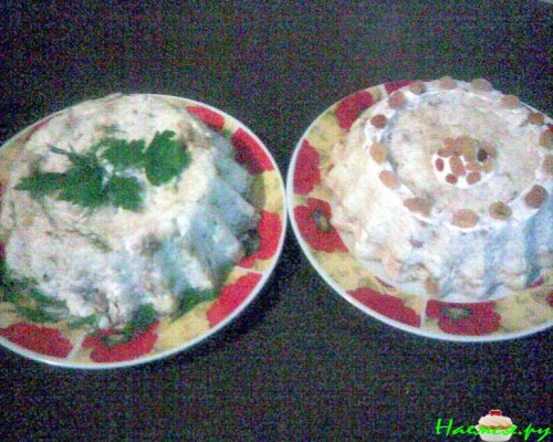 Творожнорисовая запеканка (2 варианта)