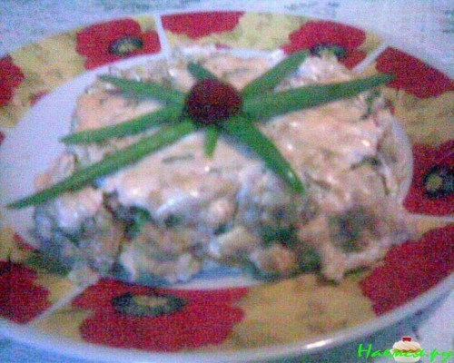 Нежная рисовая запеканка