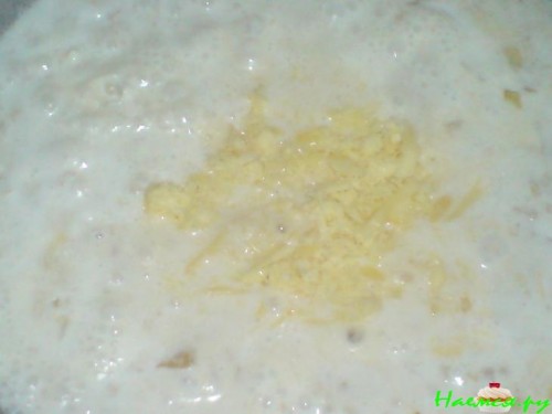 Рисовые котлеты с сыром и зелёным лучком