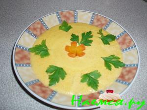 Крем-суп морковный