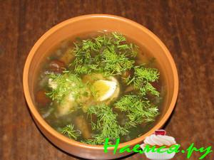 Грибной супчик