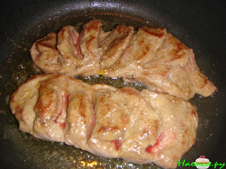 Вырезка говяжья, тушеная в пиве