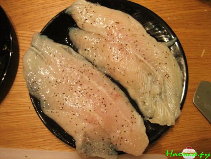 Треска под сальсой