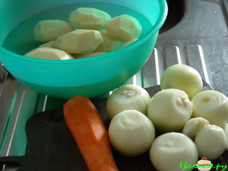 Куырдак из куриных потрохов