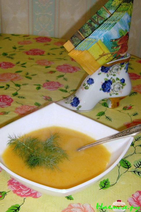 Суп-пюре из цветной капусты и кабачка Суп-пюре из цветной капусты и кабачка