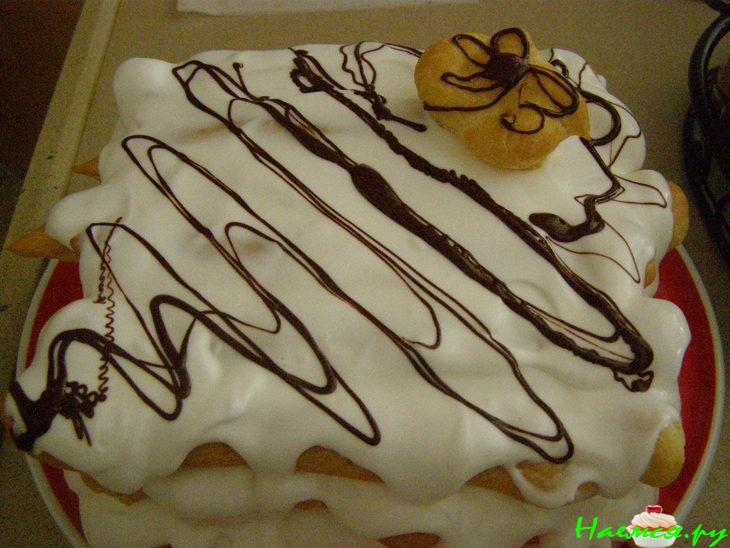 Торт 'Дамские пальчики' со сметанным кремом