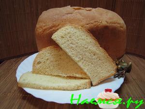 Хлебушек яичный в хлебопечке