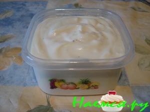 Майонез домашний (с желтками и белками)