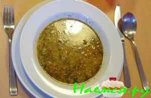 Чечевичный суп, швейцарскй вариант Чечевичный суп, швейцарскй вариант