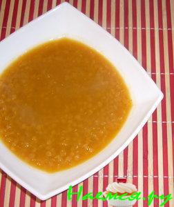 Суп-пюре из тыквы и чечевицы