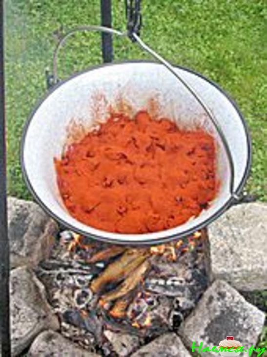 Венгерский гуляш на костре 