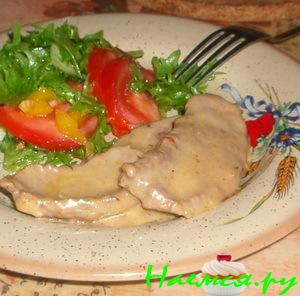 Говядина в сметанном соусе Говядина в сметанном соусе