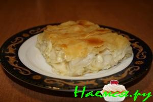 Хачапури с сулугуни и российским сырами Хачапури с сулугуни и российским сырами