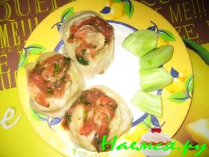 Манты-розочки