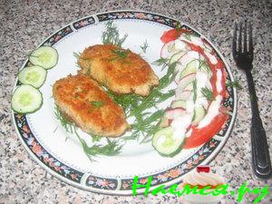 Биточки рыбные по-грузински