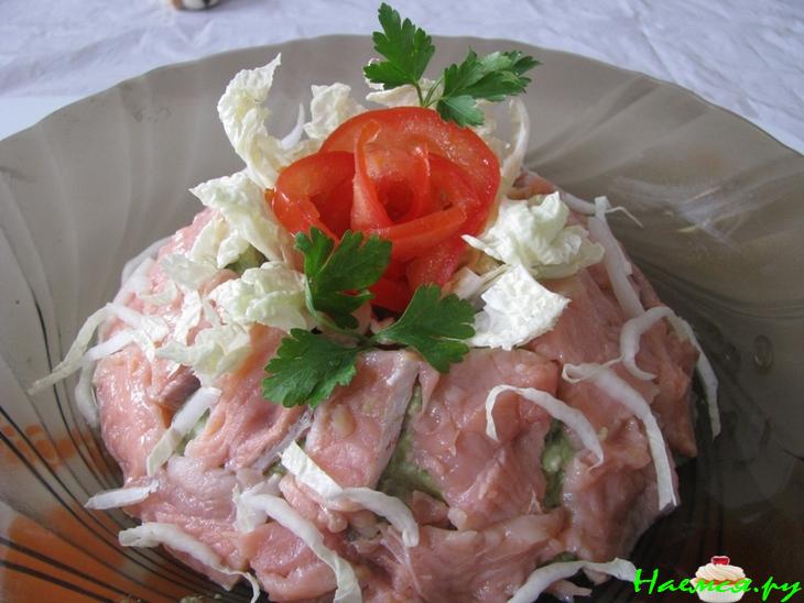 Салат с тунцом "Розочка" Салат с тунцом "Розочка"