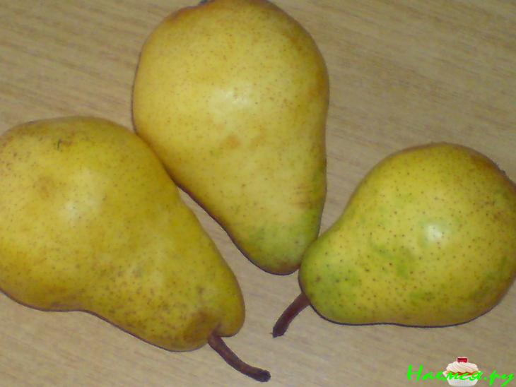 Грушевый тортик с клюквой