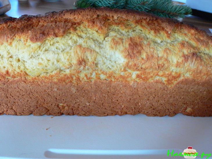 Творожный хлеб (без дрожжей)