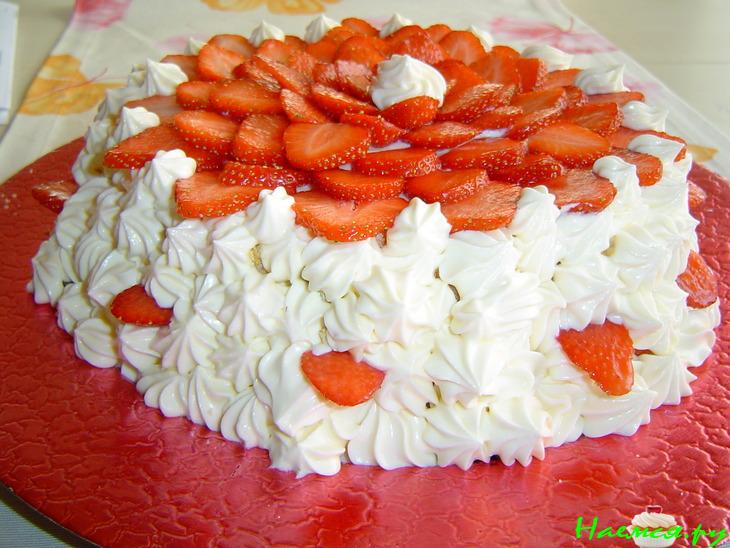 Торт Тирамису с клубникой