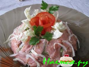 Салат с тунцом "Розочка" Салат с тунцом "Розочка"