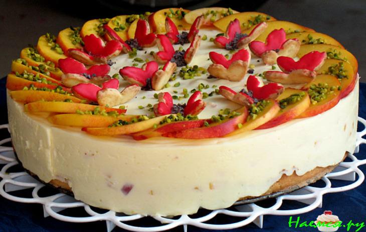 Торт "Лето" (Манго-нектариновый чизкейк)