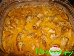 Куриная грудка в остром апельсиновом соусе