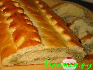 Кулебяка с капустой