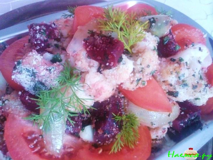 Овощи в панировке (легко и просто)