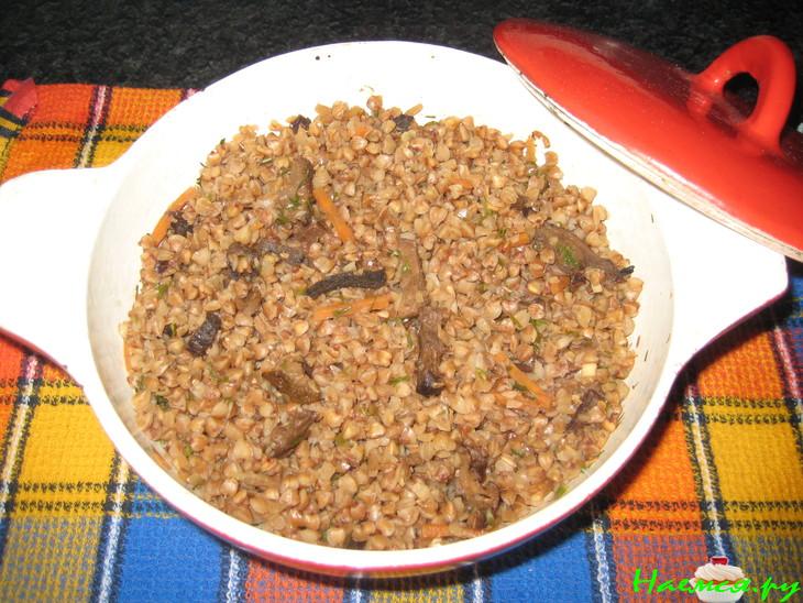 Гречка с грибами
