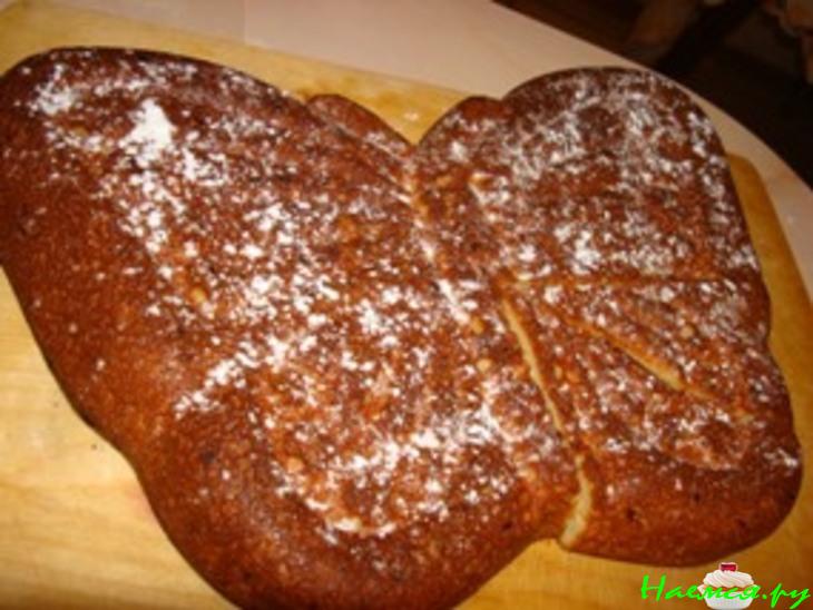 Пирог творожно-лимонный