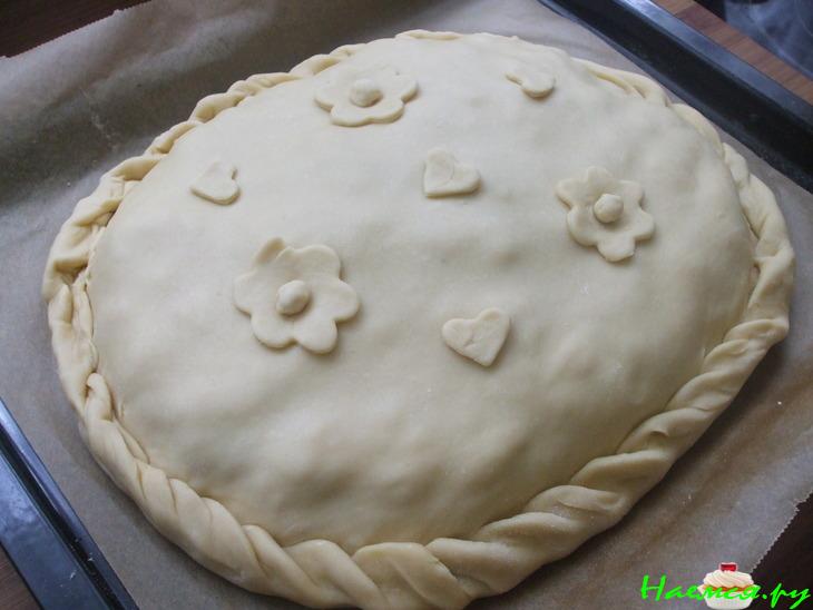 Пирог с форелью