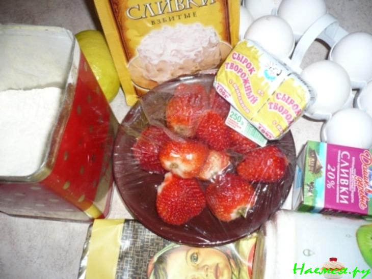 Тортик &laquo;Клубничная полоска&raquo;