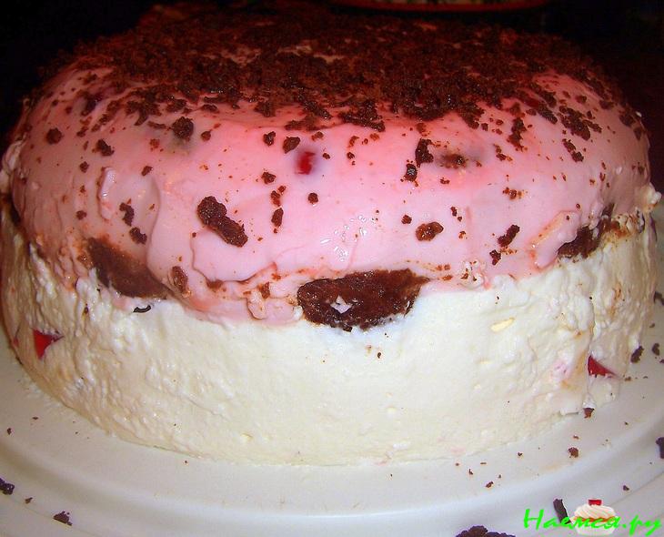 Желейный тортик с брауни