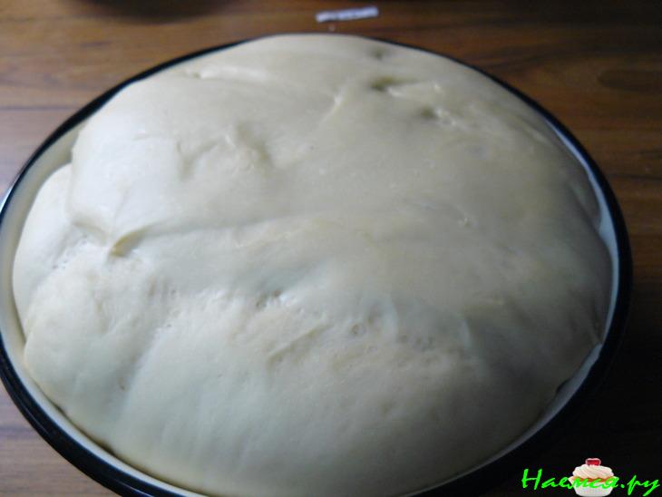 Рыбный пирог (тесто дрожжевое на сыворотке)