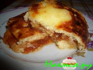 "Запеканка творожная с лимоном и абрикосами"