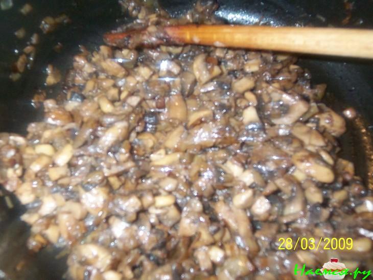 Пирог с курицей и грибами Пирог с курицей и грибами