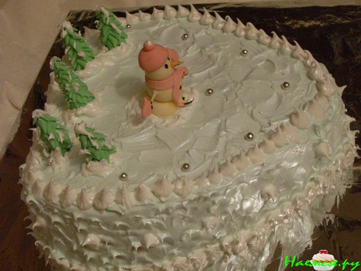 Торт бисквитный 'Новогодняя сказка'